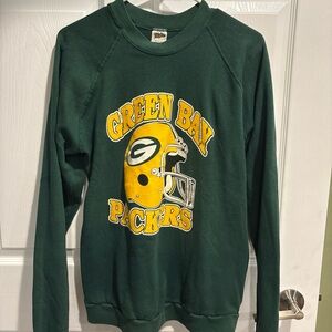 VINTAGE Kids’ XL (46-48) Forest Green Crewneck Sweatshirt
